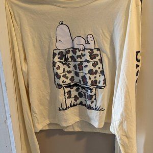 Women's Long sleeve Snoopy Shirt L
